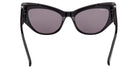 Max Mara MM0192 01A 54 - Shiny Black / Smoke #id:mm019201a_s:100120