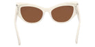 Max Mara MM0192 25E 54 - Shiny White / Brown #id:mm019225e_s:102120