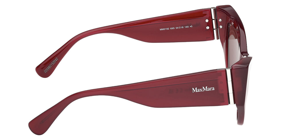 Max Mara MM0192 69S 54 - Shiny Bordeaux / Bordeaux #id:mm019269s_s:106130