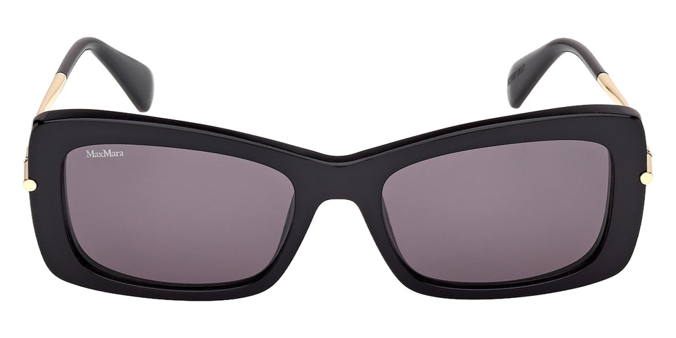 Max Mara MM0194 01A 54 - Shiny Black / Smoke 01A #id:mm019401a_s:100100