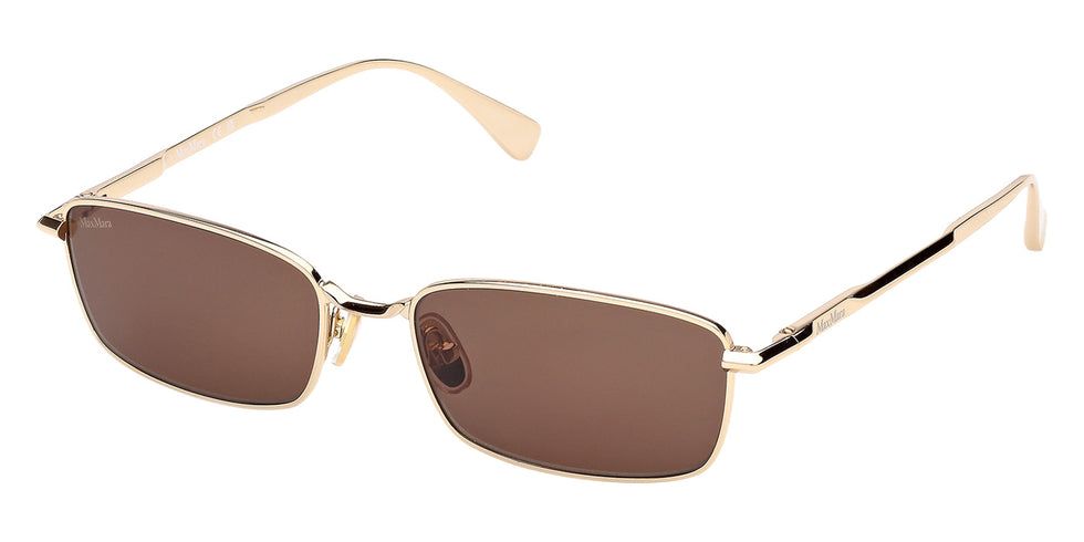 Max Mara MM0199 30E 55 - Shiny Deep Gold / Brown #id:mm019930e_s:102105