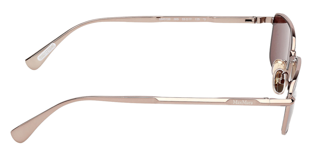 Max Mara MM0199 36S 55 - Shiny Dark Bronze / Bordeaux #id:mm019936s_s:106130