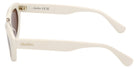 Max Mara MM0203 25E 53 - Shiny White / Brown #id:mm020325e_s:100110