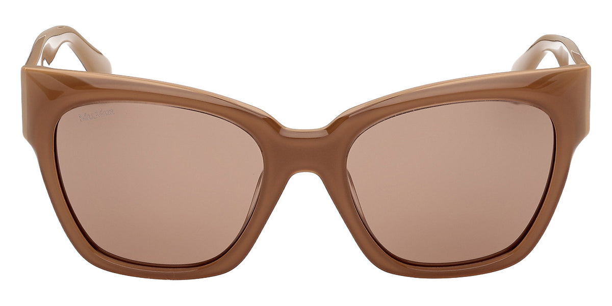 Max Mara MM0204 46E 54 - Shiny Light Brown / Brown #id:mm020446e_s:100100