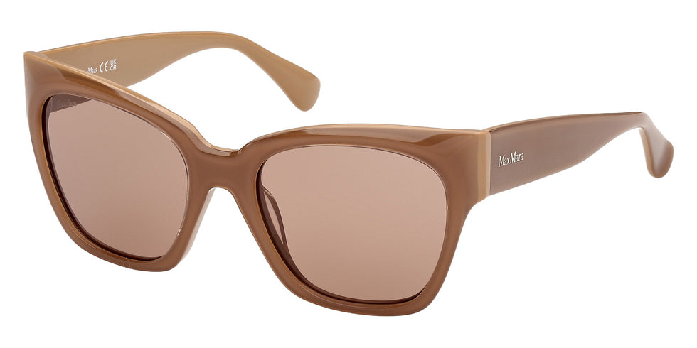 Max Mara MM0204 46E 54 - Shiny Light Brown / Brown #id:mm020446e_s:100105
