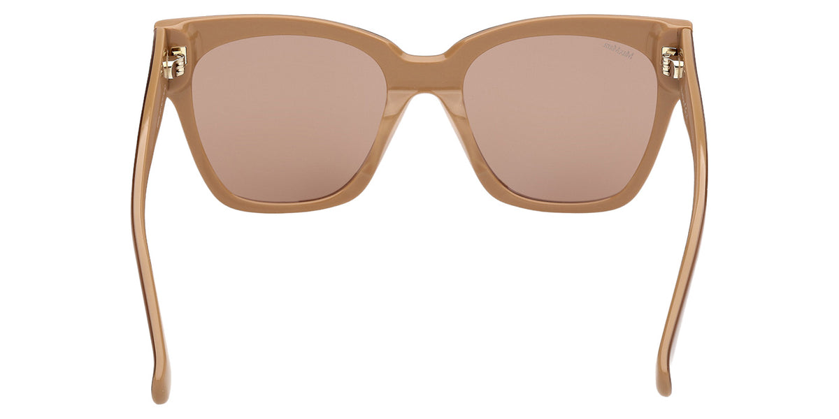 Max Mara MM0204 46E 54 - Shiny Light Brown / Brown #id:mm020446e_s:100120