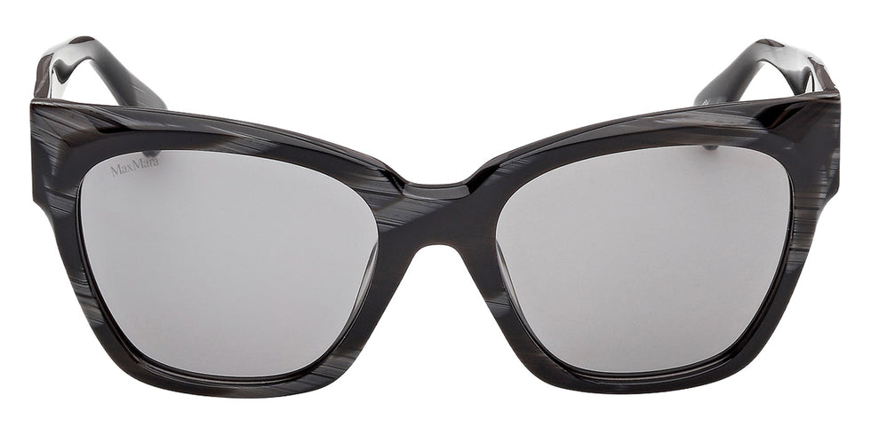 Max Mara MM0204 63A 54 - Black/Horn / Smoke #id:mm020463a_s:102100