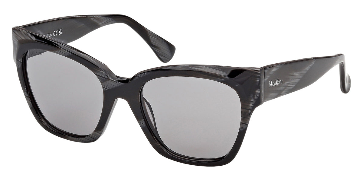 Max Mara MM0204 63A 54 - Black/Horn / Smoke #id:mm020463a_s:102105