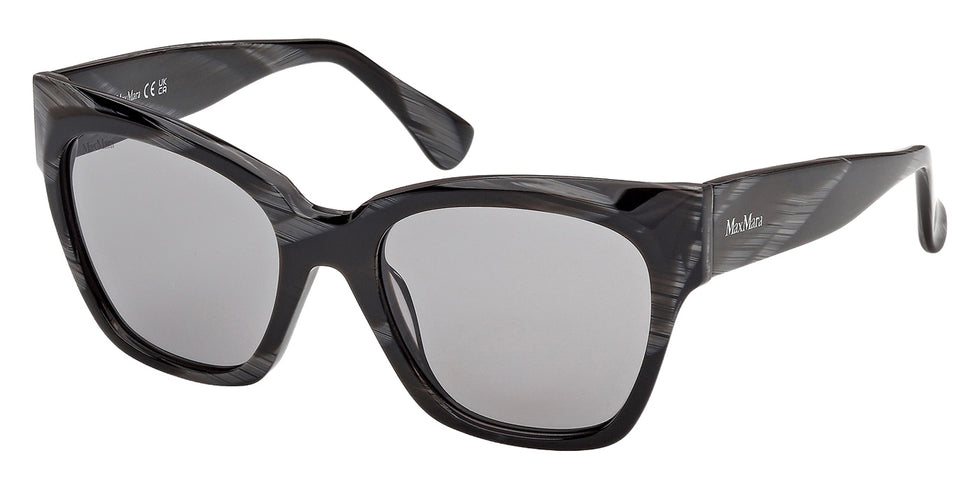 Max Mara MM0204 63A 54 - Black/Horn / Smoke #id:mm020463a_s:102105