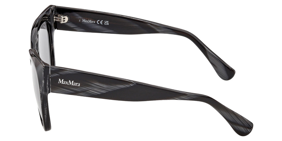Max Mara MM0204 63A 54 - Black/Horn / Smoke #id:mm020463a_s:102110