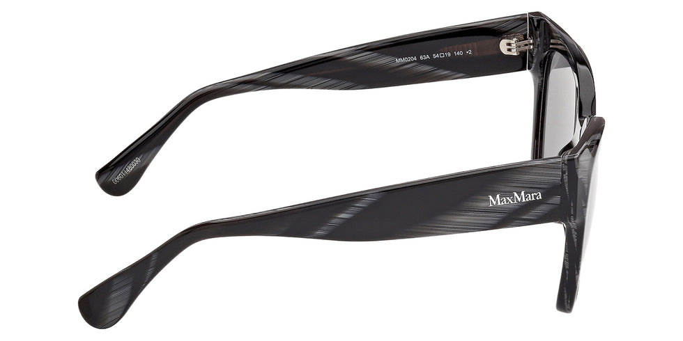 Max Mara MM0204 63A 54 - Black/Horn / Smoke #id:mm020463a_s:102130