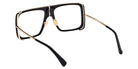 Max Mara MM5172-B 001 55 - Shiny Black / Blue Filter #id:mm5172b001_s:100115