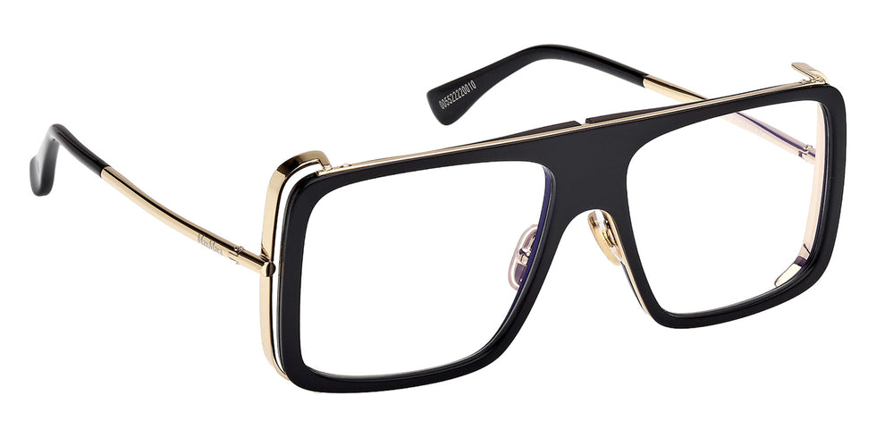 Max Mara MM5172-B 001 55 - Shiny Black / Blue Filter #id:mm5172b001_s:100135