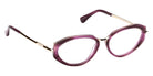 Max Mara MM5185 083 53 - Violet/Striped #id:mm5185083_s:100135
