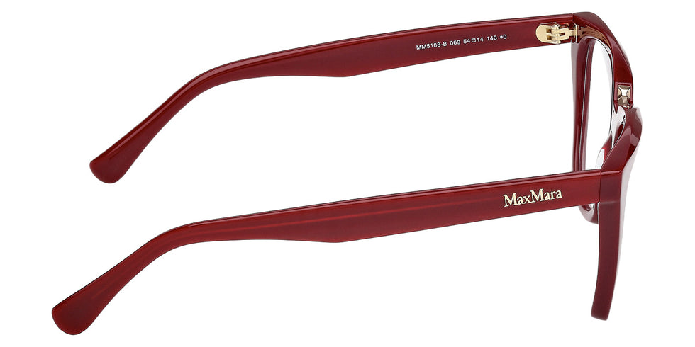 Max Mara MM5188-B 069 54 - Shiny Bordeaux / Blue Filter #id:mm5188b069_s:100130