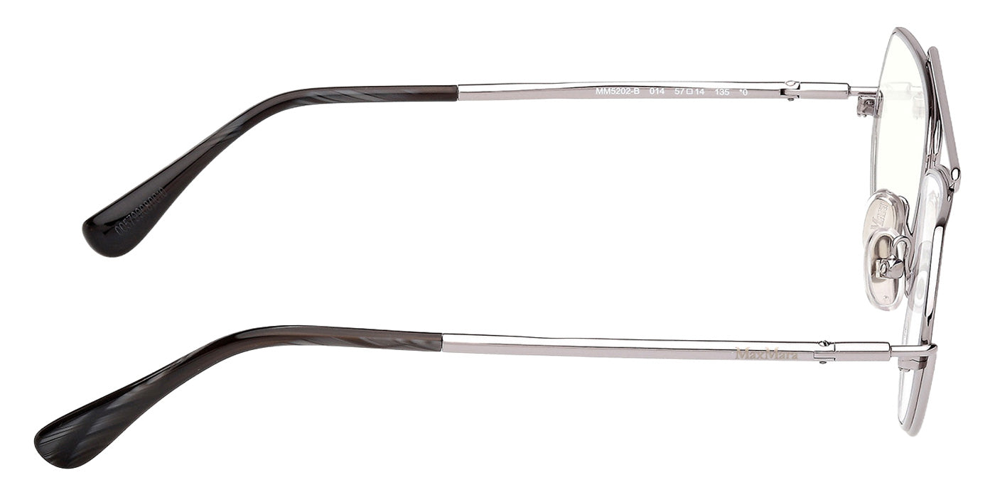 Max Mara MM5202-B 014 57 - Shiny Light Ruthenium / Blue Filter #id:mm5202b014_s:100125