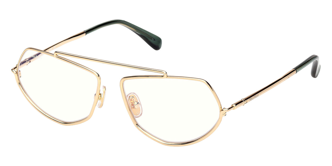 Max Mara MM5202-B 030 57 - Shiny Deep Gold / Blue Filter #id:mm5202b030_s:102105