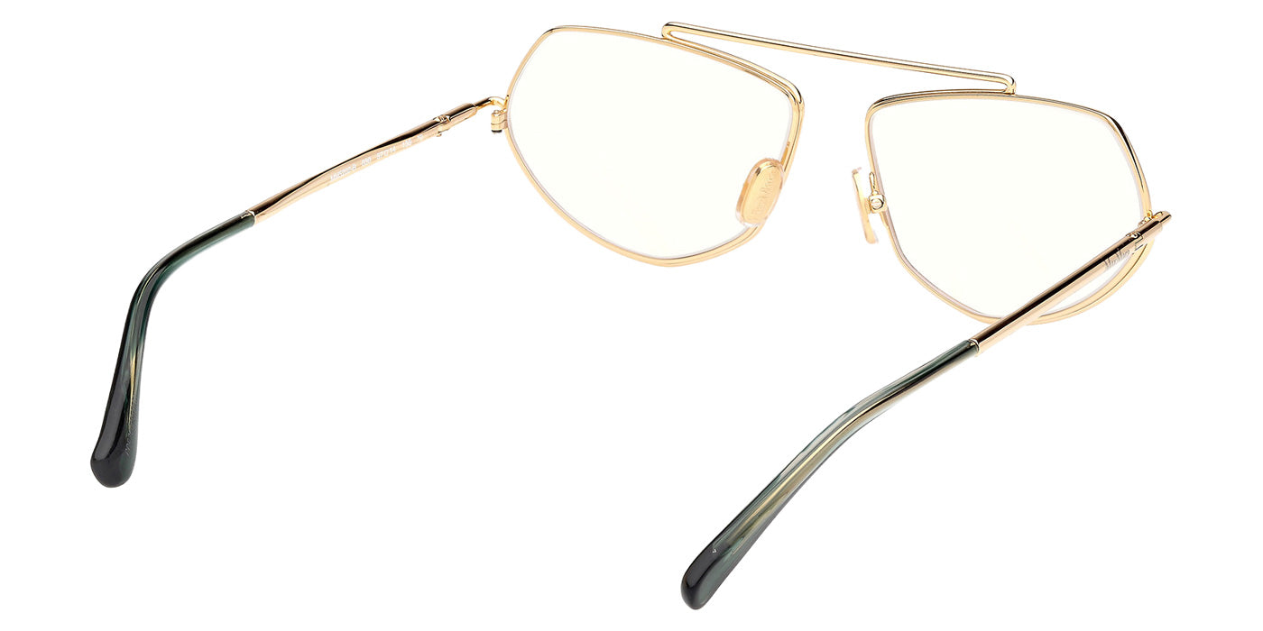 Max Mara MM5202-B 030 57 - Shiny Deep Gold / Blue Filter #id:mm5202b030_s:102125