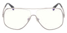 Max Mara MM5222-B 014 59 - Shiny Light Ruthenium / Blue Filter 014 #id:mm5222b014_s:100100
