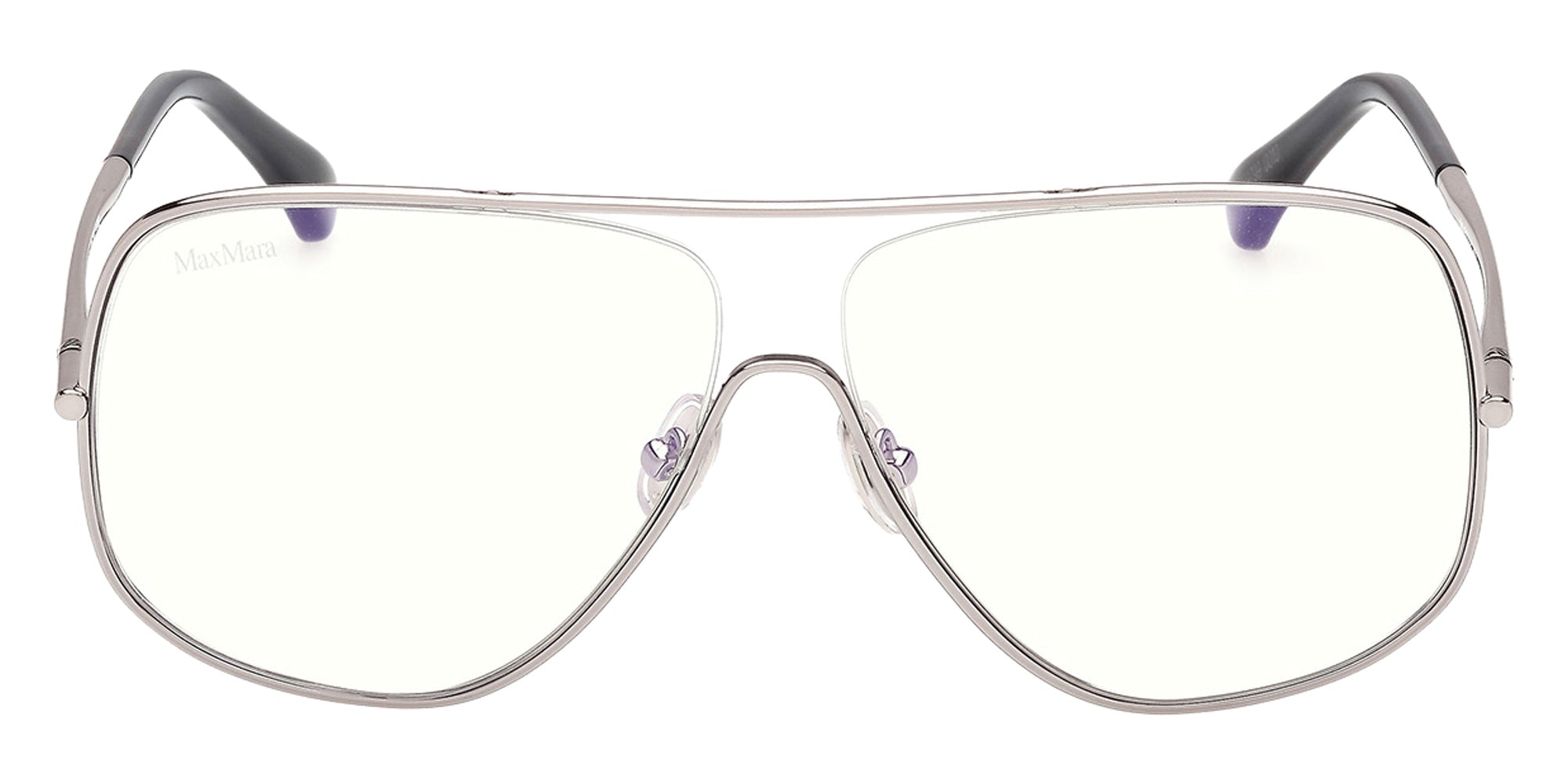 Max Mara MM5222-B 014 59 - Shiny Light Ruthenium / Blue Filter 014 #id:mm5222b014_s:100100