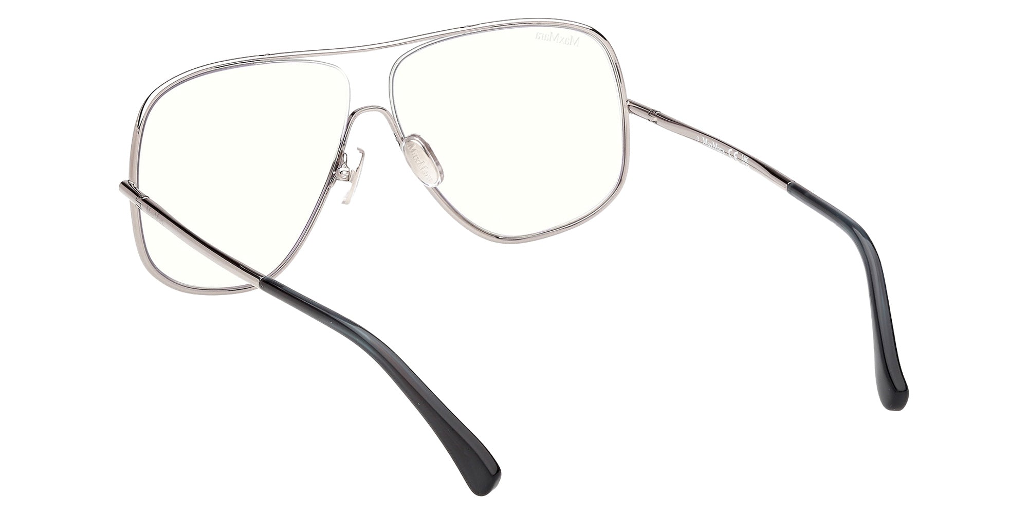 Max Mara MM5222-B 014 59 - Shiny Light Ruthenium / Blue Filter 014 #id:mm5222b014_s:100115