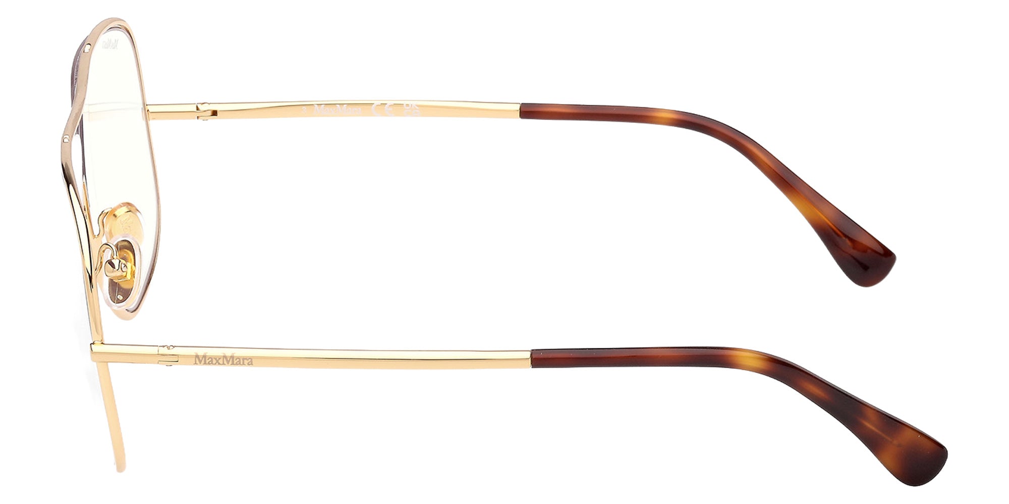 Max Mara MM5222-B 030 59 - Shiny Deep Gold / Blue Filter 030 #id:mm5222b030_s:102110