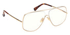 Max Mara MM5222-B 030 59 - Shiny Deep Gold / Blue Filter 030 #id:mm5222b030_s:102135