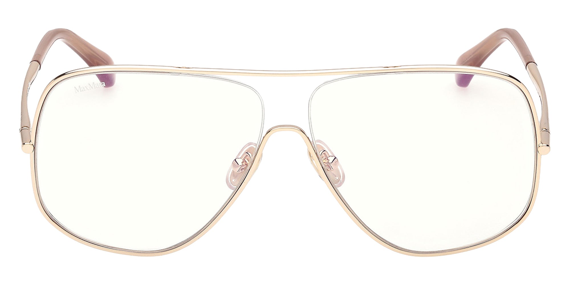 Max Mara MM5222-B 032 59 - Shiny Pale Gold / Blue Filter 032 #id:mm5222b032_s:104100