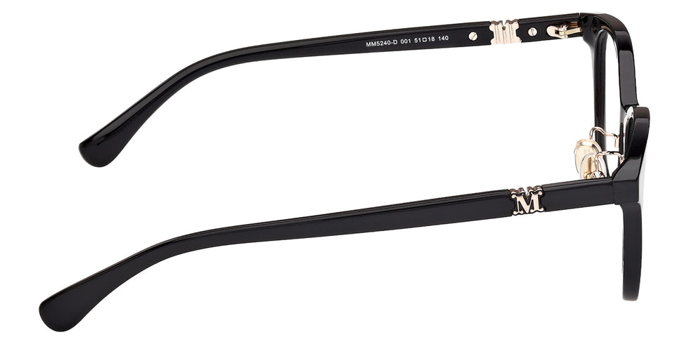 Max Mara MM5240-D 001 51 - Shiny Black 001 #id:mm5240d001_s:100130