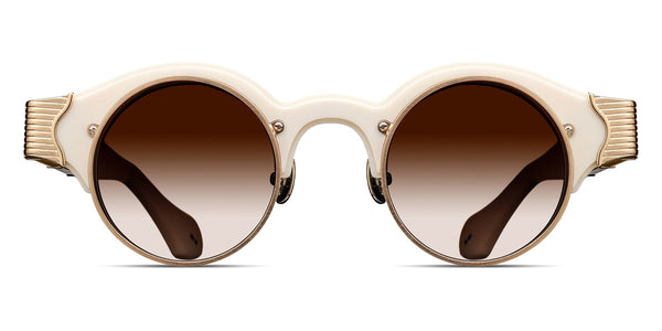 Brushed Gold/Milk White / Brown Gradient / 43-24-143