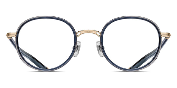 Brushed Gold/Dark Navy Crystal / 47-22-145