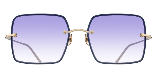 Brushed Gold / Café Blue Gradient / 55-18-145