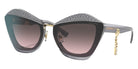 Miu Miu MU 01XS 02O146 67 - Dark Gray Transparent #id:mu01xs02o146_s:100105