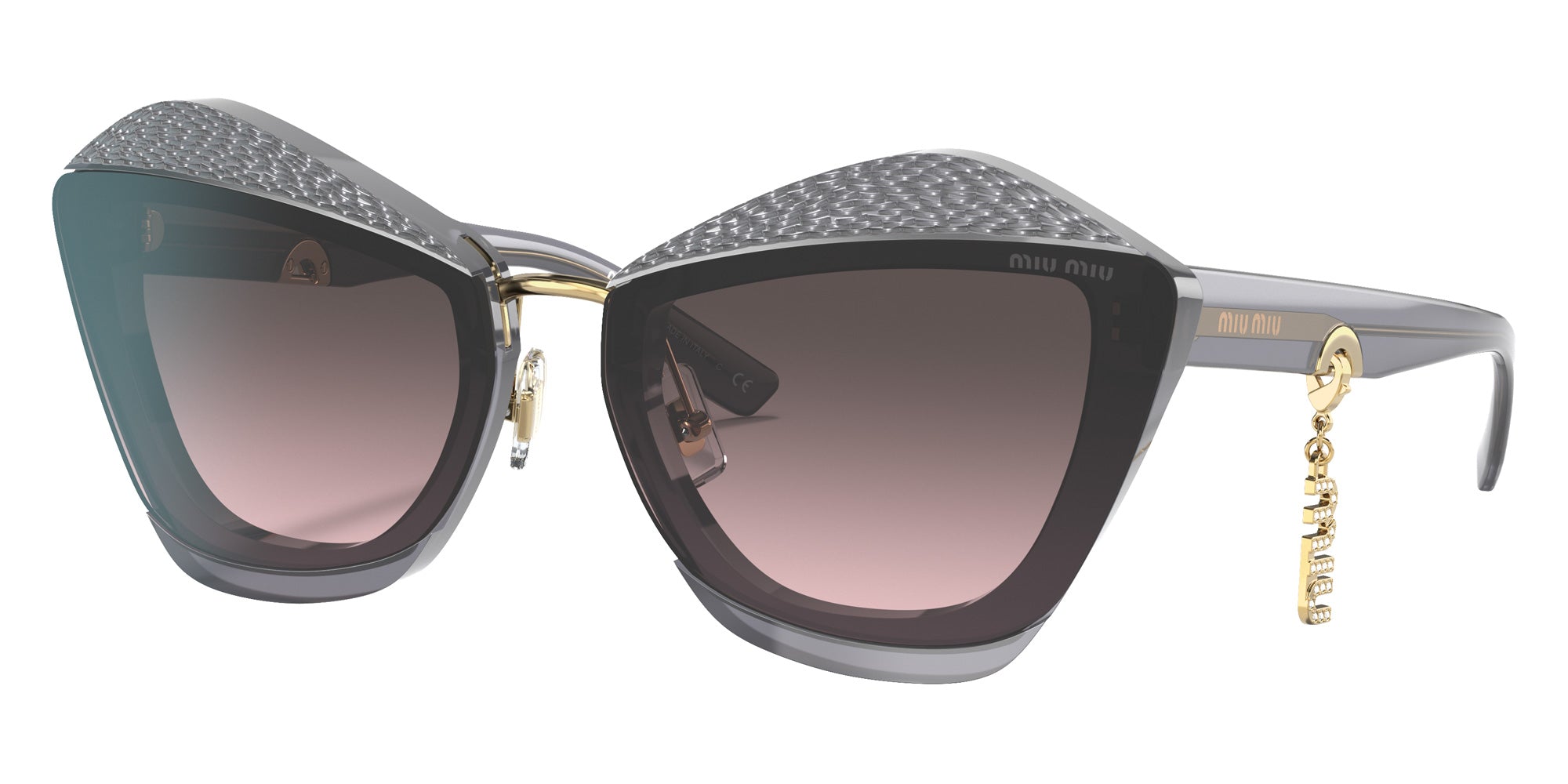 Miu Miu MU 01XS 02O146 67 - Dark Gray Transparent #id:mu01xs02o146_s:100105