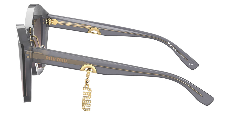 Miu Miu MU 01XS 02O146 67 - Dark Gray Transparent #id:mu01xs02o146_s:100110