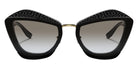 Miu Miu MU 01XS 06F0A7 67 - Black / Gray Gradient #id:mu01xs06f0a7_s:100100