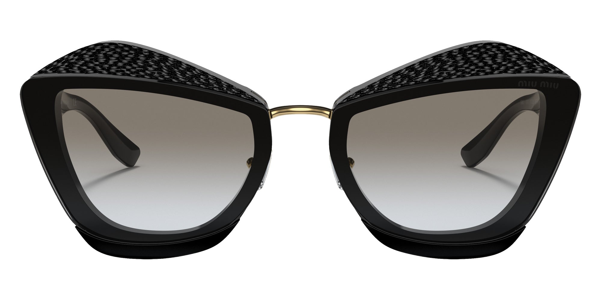 Miu Miu MU 01XS 06F0A7 67 - Black / Gray Gradient #id:mu01xs06f0a7_s:100100