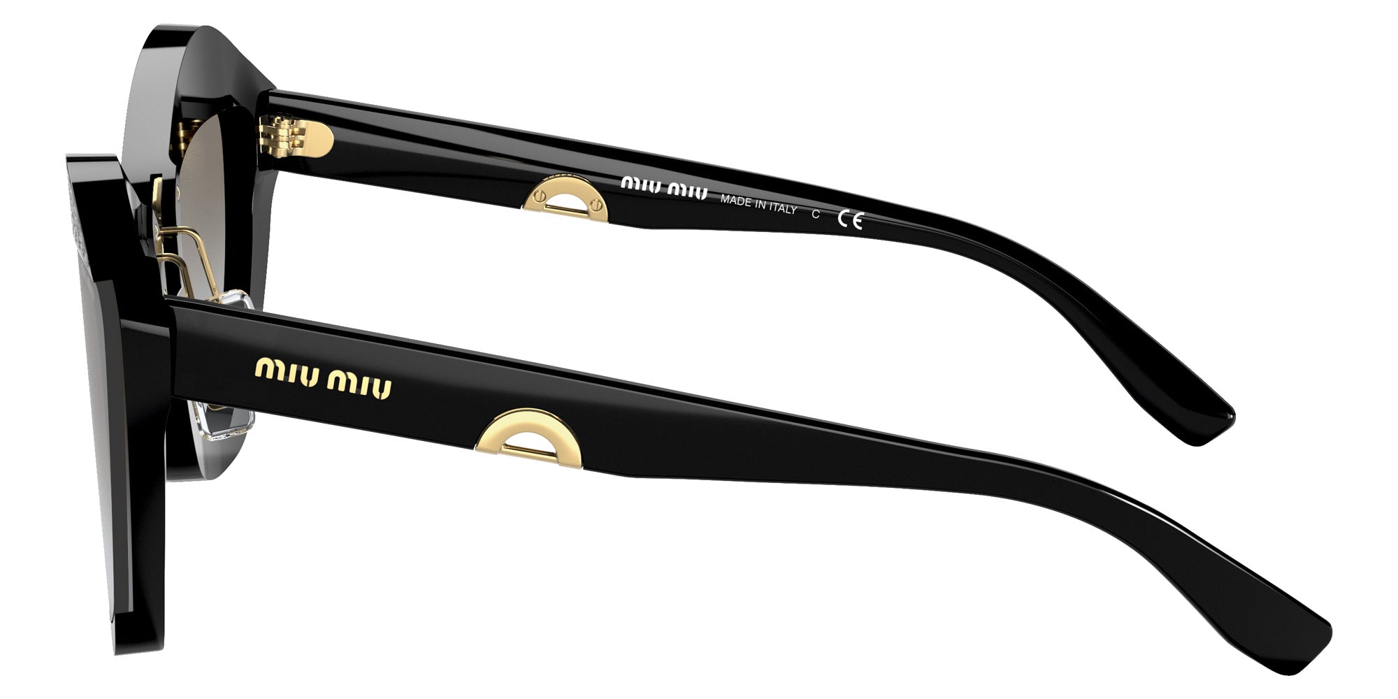 Miu Miu MU 01XS 06F0A7 67 - Black / Gray Gradient #id:mu01xs06f0a7_s:100110