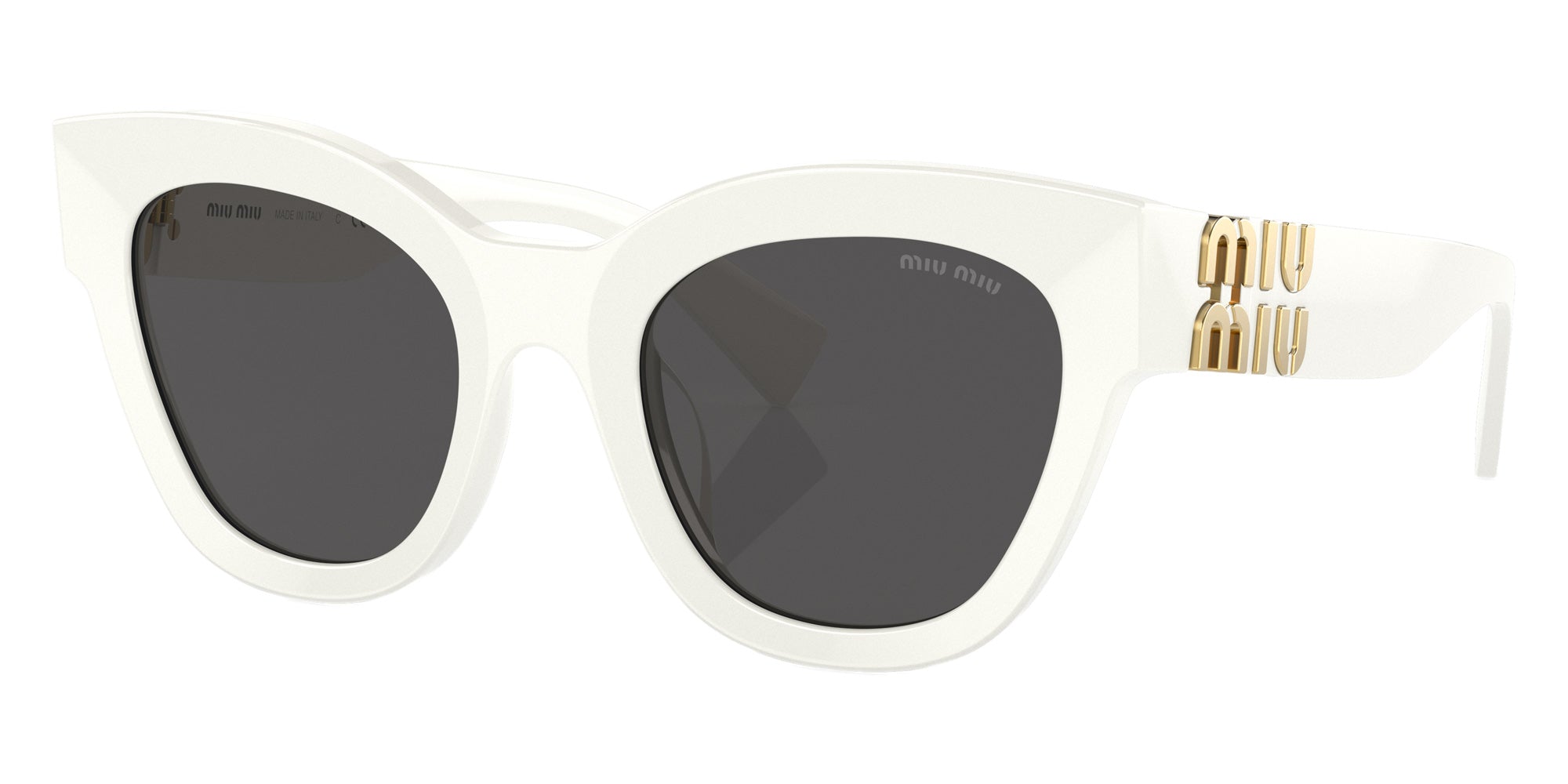 Miu Miu MU 01YSF 1425S0 51 - White / Dark Gray #id:mu01ysf1425s0_s:100105