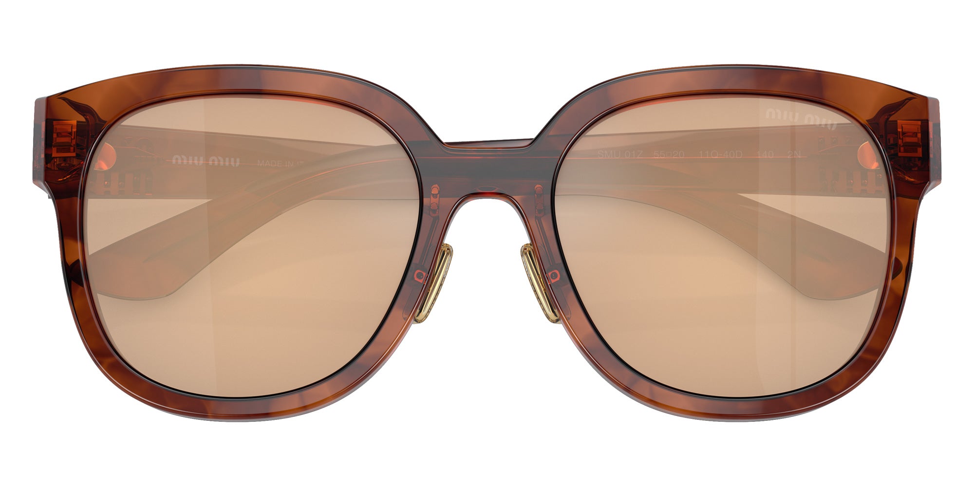 Miu Miu MU 01ZS 11Q40D 55 - Striped Tobacco #id:mu01zs11q40d_s:100120