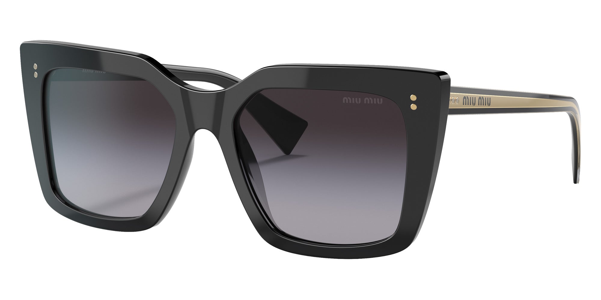Miu Miu MU 02WS 1AB5D1 53 - Black / Gray Gradient #id:mu02ws1ab5d1_s:100105