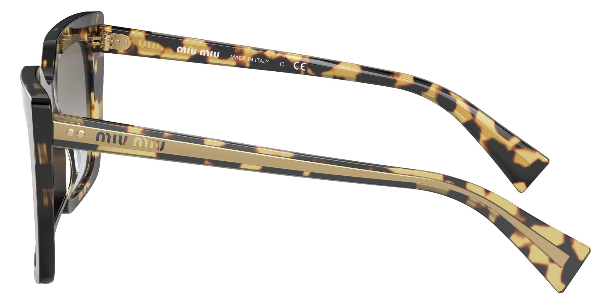 Miu Miu MU 02WS 7S00A7 53 - Light Havana / Gray Gradient #id:mu02ws7s00a7_s:102110