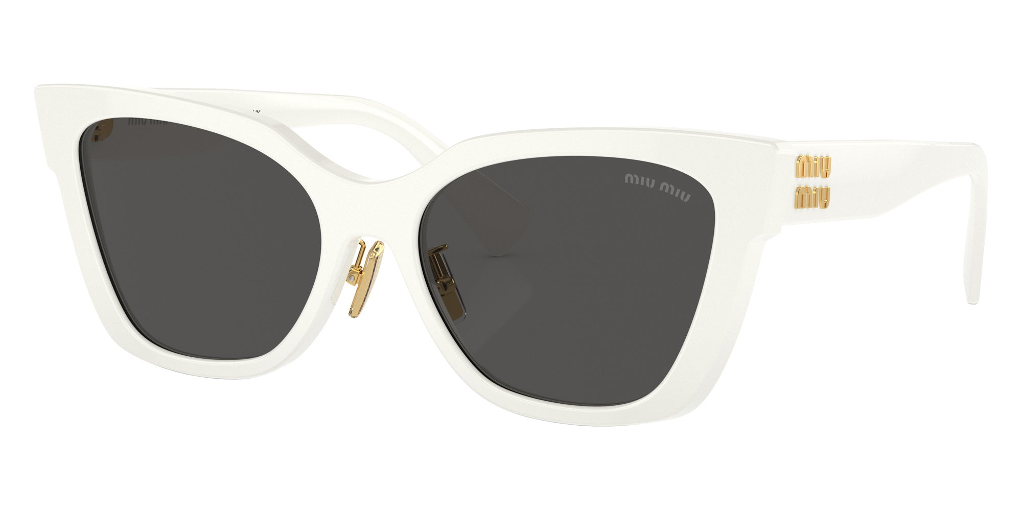 Miu Miu MU 02ZS 1425S0 56 - White / Dark Gray #id:mu02zs1425s0_s:100105