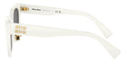 Miu Miu MU 02ZS 1425S0 56 - White / Dark Gray #id:mu02zs1425s0_s:100110