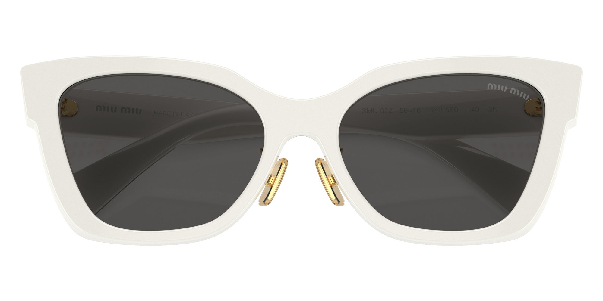 Miu Miu MU 02ZS 1425S0 56 - White / Dark Gray #id:mu02zs1425s0_s:100120