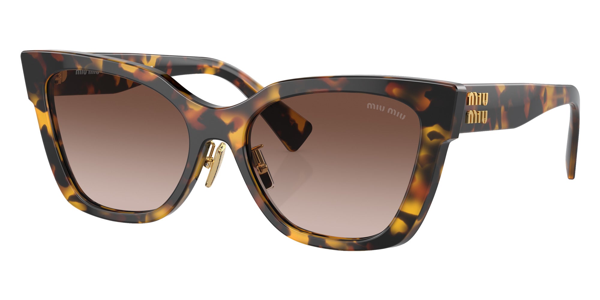 Miu Miu MU 02ZS Square Sunglasses | EyeOns.com