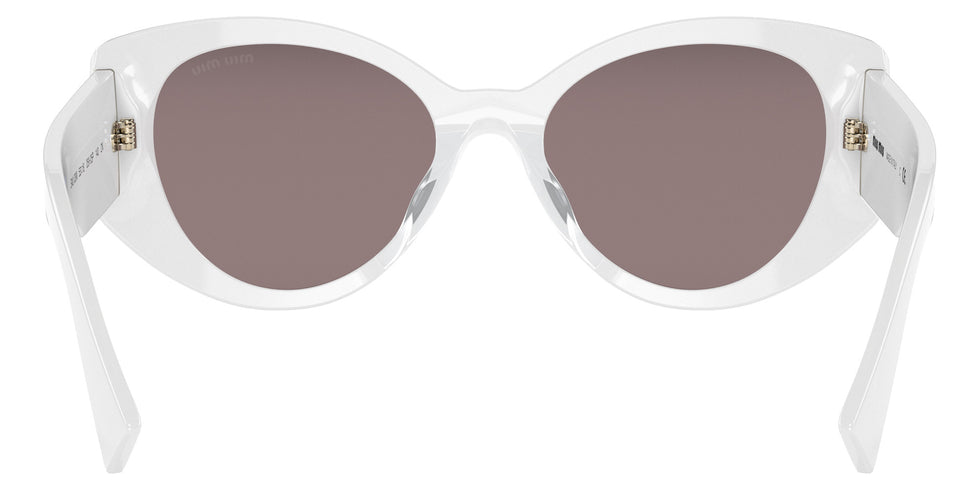 Miu Miu MU 03WS 05X05P 53 - White Opal / Purple Brown #id:mu03ws05x05p_s:100115