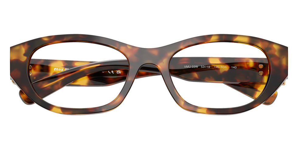 Miu Miu MU 03WV 14L1O1 53 - Havana Honey #id:mu03wv14l1o1_s:100120