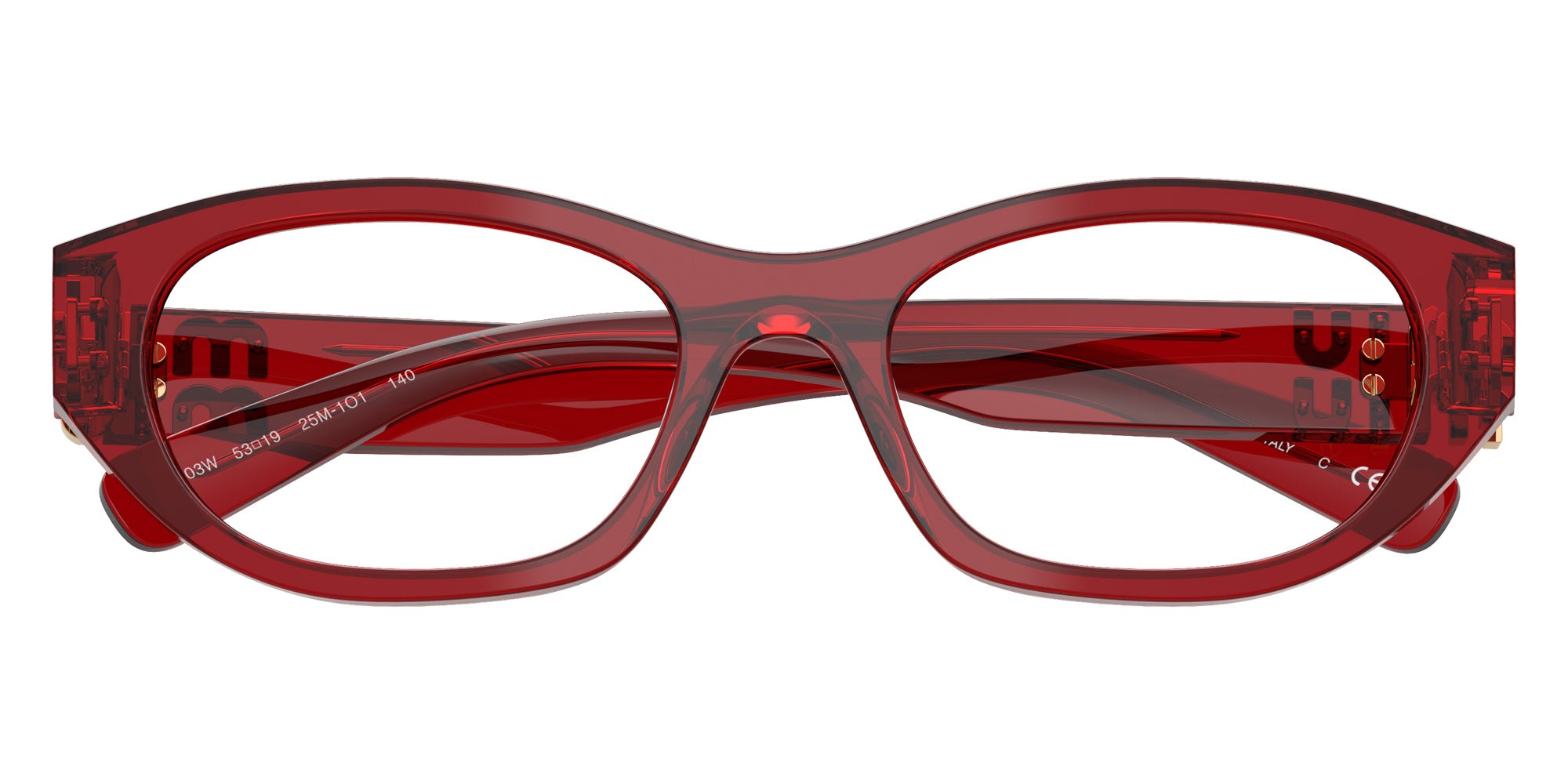 Miu Miu MU 03WV 25M1O1 53 - Scarlet #id:mu03wv25m1o1_s:102120