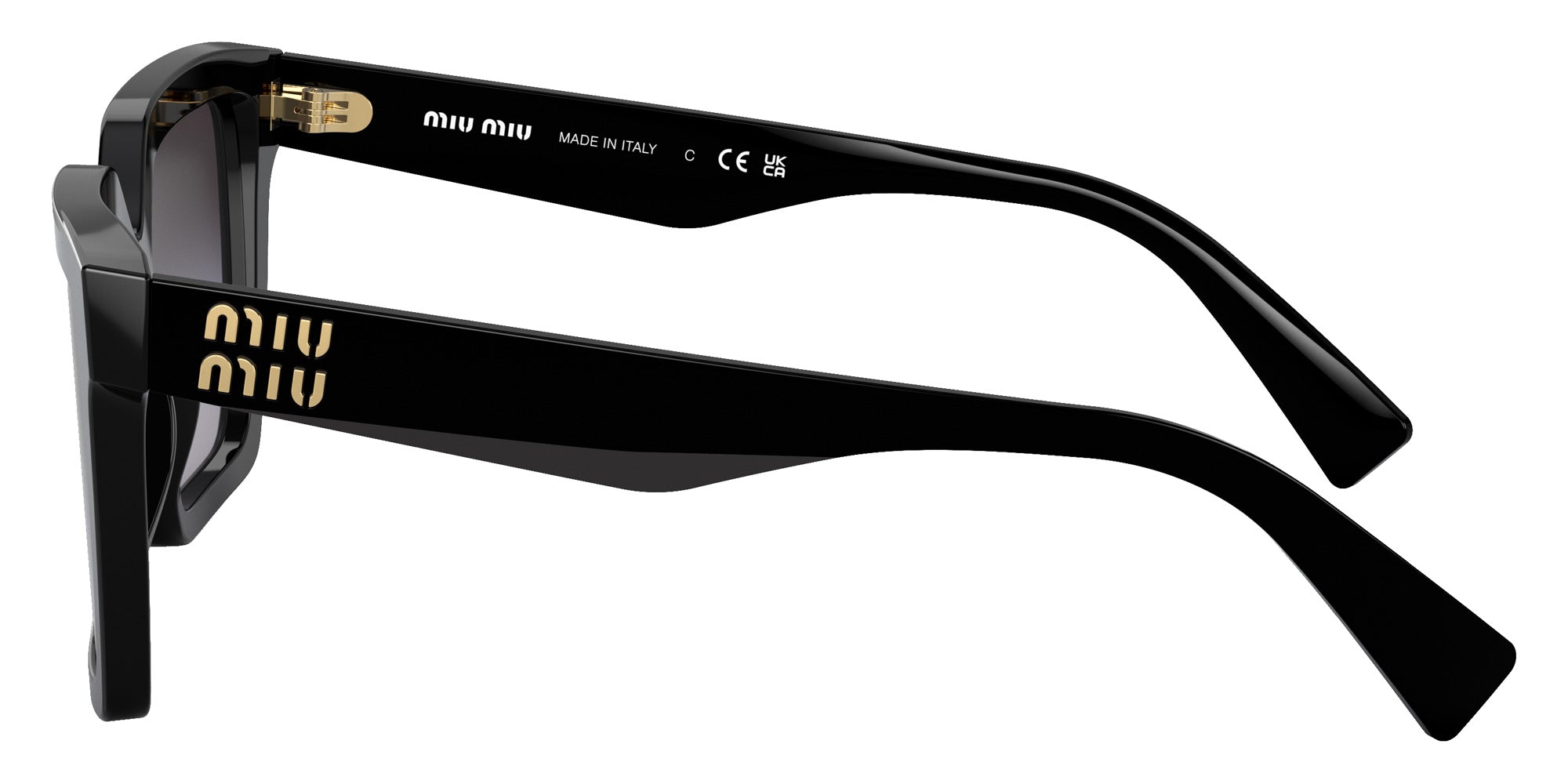 Miu Miu MU 03YS 1AB5D1 54 - Black / Gradient Gray #id:mu03ys1ab5d1_s:100110